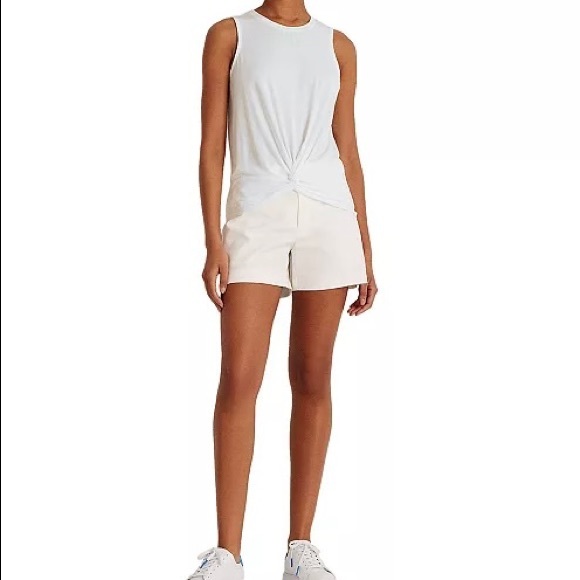 Lauren Ralph Lauren Petite Twist-Front Jersey Sleeveless Top - Picture 1 of 10